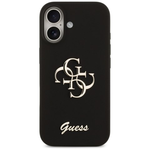 Guess nakładka Silicone Big 4G Script do iPhone 17 czarna
