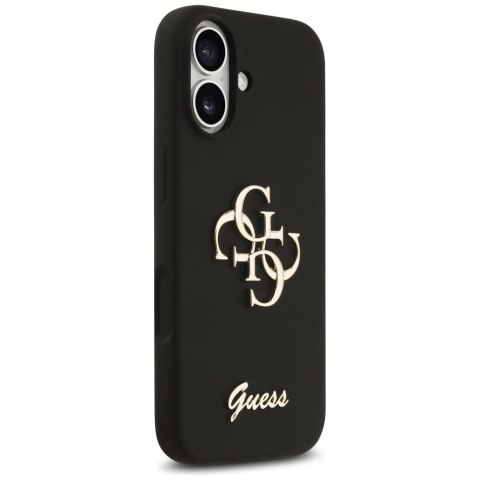 Guess nakładka Silicone Big 4G Script do iPhone 17 czarna