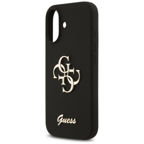 Guess nakładka Silicone Big 4G Script do iPhone 17 czarna