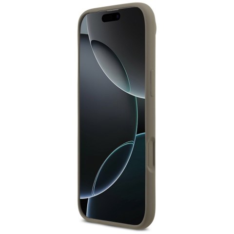 Guess nakładka Silicone Big 4G Script do iPhone Air brązowa