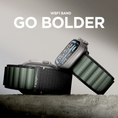 SPIGEN WBF1 BAND APPLE WATCH 8 / 9 / 10 / 11 / SE / ULTRA (44 / 45 / 46 / 49 MM) BLACK/GREEN