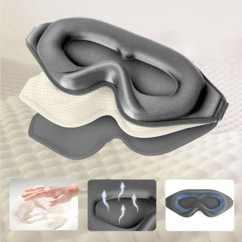 TECH-PROTECT EYESHADE SLEEP MASK GREY