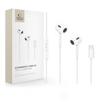 TECH-PROTECT ULTRABOOST TYPE-C EARPHONE CORE G2 WHITE