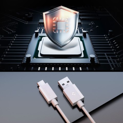 SPIGEN EB6010AC ESSENTIAL TYPE-C CABLE 60W 100CM WHITE