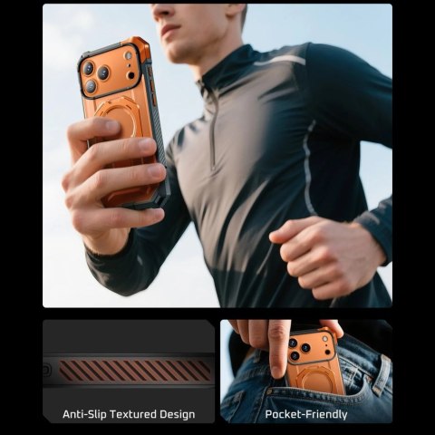 SUPCASE UB GRIP MAG MAGSAFE IPHONE 17 PRO MAX CLEAR/CORAL