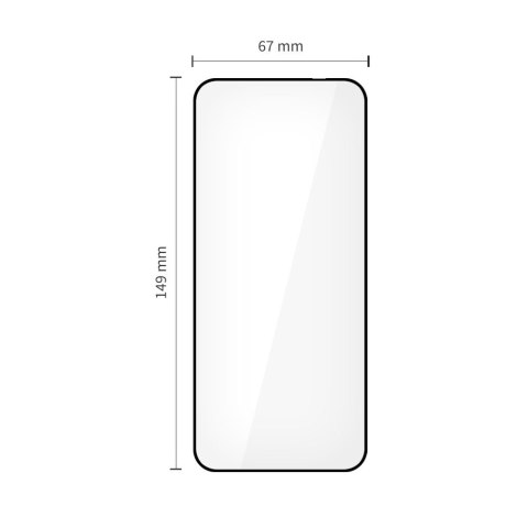 SZKŁO HARTOWANE TECH-PROTECT GLASS FIT+ 2-PACK MOTOROLA EDGE 50 NEO / 60 NEO BLACK