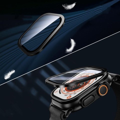 SZKŁO HARTOWANE TECH-PROTECT GLASS RING 2-PACK APPLE WATCH ULTRA 1 / 2 (49 MM) TITANIUM