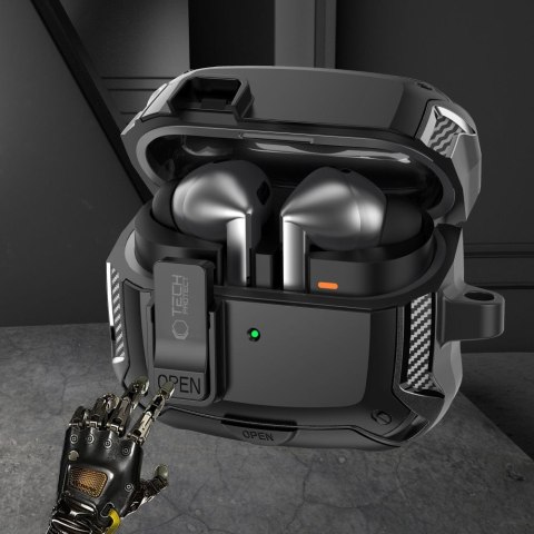 TECH-PROTECT CARBONOX MAGSAFE SAMSUNG GALAXY BUDS 3 / 3 FE / 3 PRO BLACK