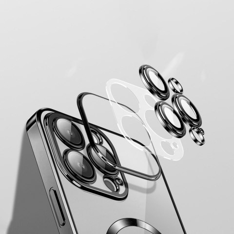 Vmax nakładka Electroplating Mag TPU do iPhone 13 Pro 6,1" czarna Vmax nakładka Electroplating Mag TPU do iPhone 13 Pro 6,1" czarna