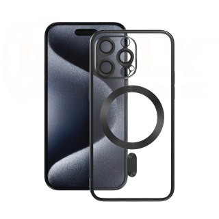 Vmax nakładka Electroplating Mag TPU do iPhone 15 Pro Max 6,7" czarna