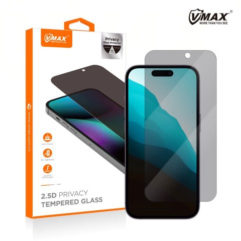 Vmax szkło hartowane 0.33mm 2,5D high clear privacy glass do iPhone 14 Pro Max 6,7" Vmax szkło hartowane 0.33mm 2,5D high clear privacy glass do iPhone 14 Pro Max 6,7"