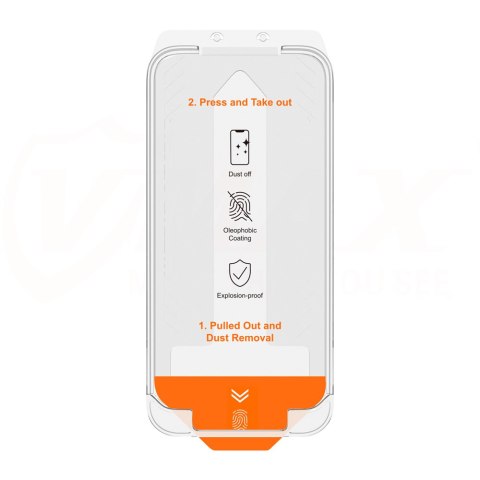 Vmax szkło hartowane easy install 2,5D Normal Glass do iPhone 15 Plus 6,7" Vmax szkło hartowane easy install 2,5D Normal Glass do iPhone 15 Plus 6,7"