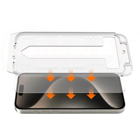 Vmax szkło hartowane easy install 2,5D Normal Glass do iPhone 15 Plus 6,7" Vmax szkło hartowane easy install 2,5D Normal Glass do iPhone 15 Plus 6,7"