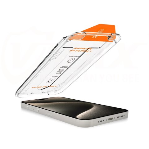Vmax szkło hartowane easy install 2,5D Normal Glass do iPhone 15 Plus 6,7" Vmax szkło hartowane easy install 2,5D Normal Glass do iPhone 15 Plus 6,7"