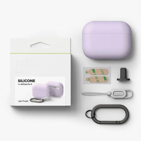 RINGKE SILICONE APPLE AIRPODS PRO 3 LIGHT PURPLE