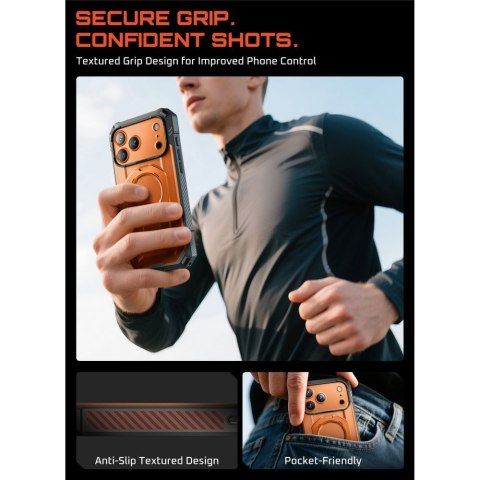 SUPCASE UB GRIP PRO MAG MAGSAFE IPHONE 17 PRO MAX CLEAR/CORAL