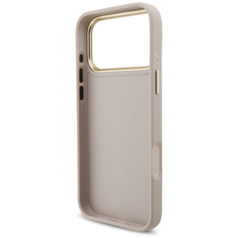 Guess nakładka 4G Big 4G Classic Logo Big Strap Metal Buttons do iPhone 17 Pro Max różowa