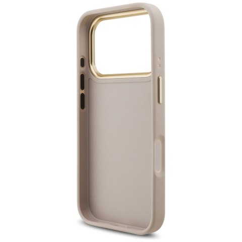 Guess nakładka 4G Big 4G Classic Logo Big Strap Metal Buttons do iPhone 17 Pro różowa
