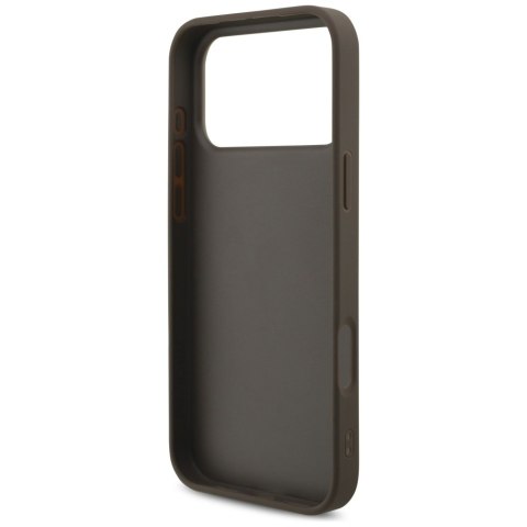 Guess nakładka 4G Strap 4G Classic Logo do iPhone 17 Pro Max brązowa