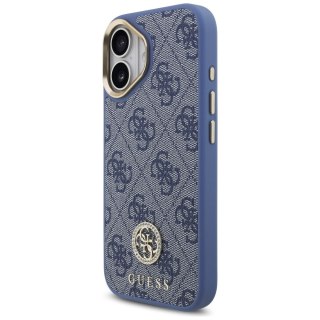Guess nakładka 4G Strass Logo MagSafe do iPhone 17 niebieska