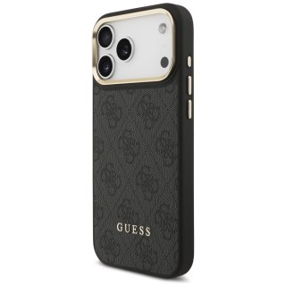 Guess nakładka 4G z portfelem Magsafe do iPhone 17 Pro Max czarna