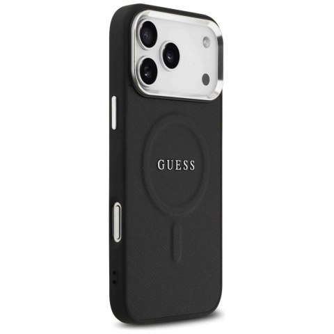 Guess nakładka Classic Logo MagSafe do iPhone 17 Pro Max czarna