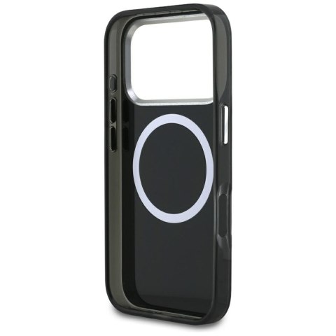 Karl Lagerfeld nakładka IML KL Monogram MagSafe do iPhone 17 Pro czarna