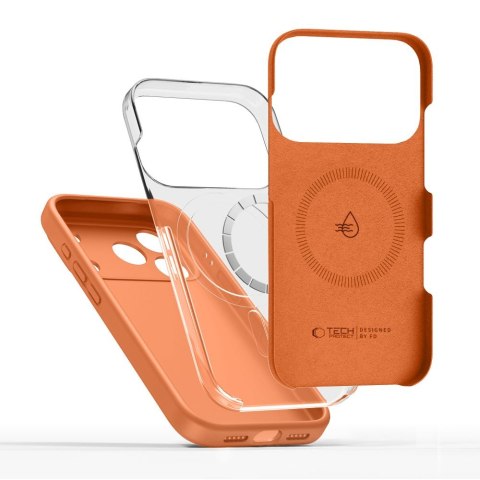 TECH-PROTECT SILICONE MAGSAFE IPHONE 17 PRO MAX COSMIC ORANGE