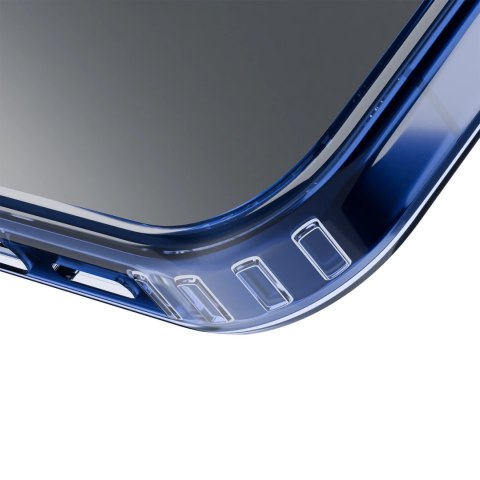 Etui 3mk Frosty MagCase Blue na Apple iPhone 12 Pro Max - przezroczyste