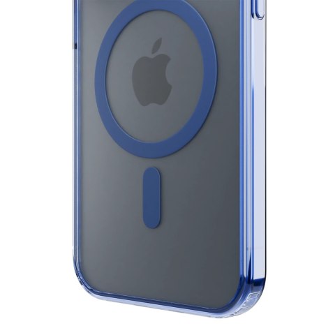 Etui 3mk Frosty MagCase Blue na Apple iPhone 12 Pro Max - przezroczyste