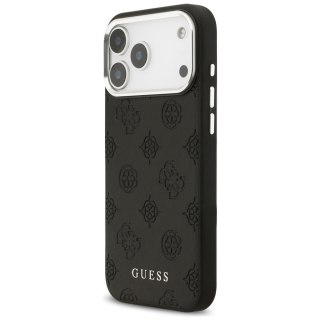 Guess nakładka Peony Hot Stamp Script MagSafe do iPhone 17 Pro Max czarna