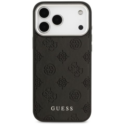 Guess nakładka Peony Hot Stamp Script MagSafe do iPhone 17 Pro Max czarna