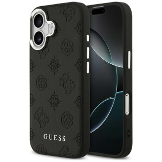 Guess nakładka Peony Hot Stamp Script MagSafe do iPhone 17 czarna