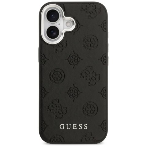 Guess nakładka Peony Hot Stamp Script MagSafe do iPhone 17 czarna