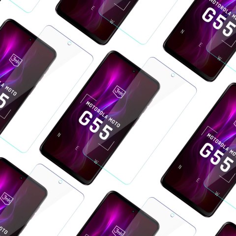 Szkło hybrydowe 3mk FlexibleGlass na Motorola Moto G55 5G