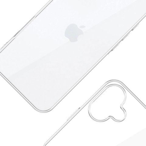 Etui 3mk Clear Case Eco na Apple iPhone 16 plus - przezroczyste