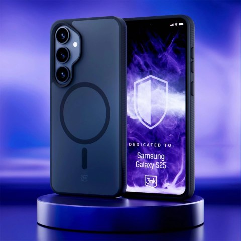 Etui 3mk Smoke MagCase na Samsung Galaxy S25 - czarne Etui 3mk Smoke MagCase na Samsung Galaxy S25 - czarne