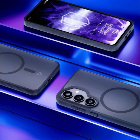 Etui 3mk Smoke MagCase na Samsung Galaxy S25 - czarne Etui 3mk Smoke MagCase na Samsung Galaxy S25 - czarne