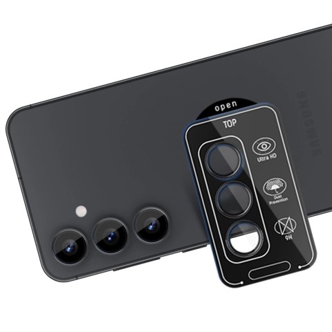 Szkło na obiektyw aparatu 3mk Lens Protection Pro Black do Samsung Galaxy S25+
