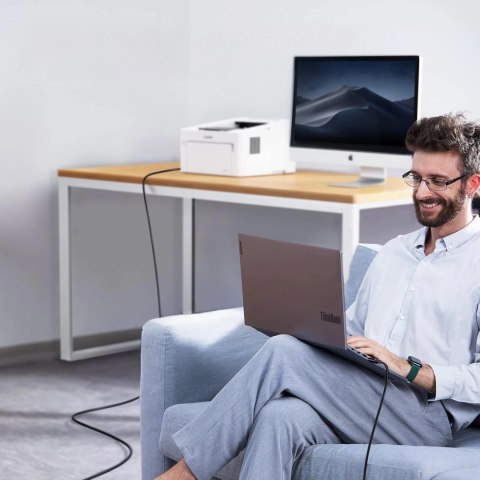 Kabel Wozinsky WKDDY2S USB-B - USB-C 2m - czarny