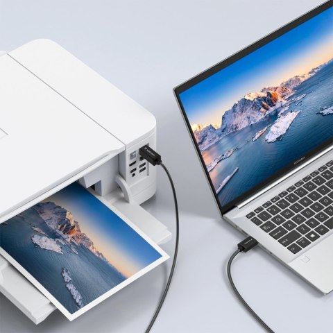 Kabel Wozinsky WKDDY3S USB-B - USB-A 480Mb/s 2m - czarny