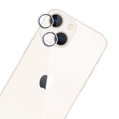 Szkło na obiektyw 3mk HARDY Lens Protection Pro do Apple iPhone 13 Mini / 13 - srebrne