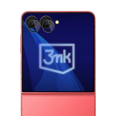Szkło na obiektyw aparatu 3mk Lens Protection Pro do Samsung Galaxy Z Flip 7 - czarne