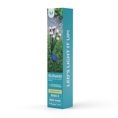 Forever Light Lampa solarna LED SUNARI FLS-89 Świetliki x10 3000K 600mAh Ni-MH Forever Light Lampa solarna LED SUNARI FLS-89 Świetliki x10 3000K 600mAh Ni-MH