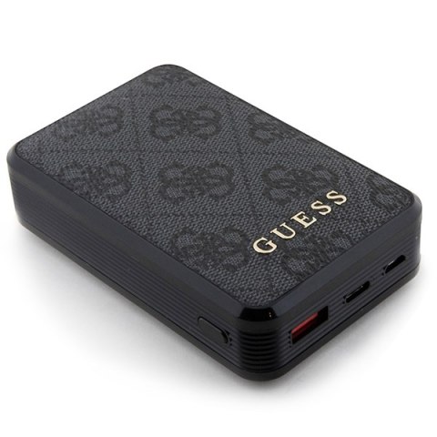 Guess power bank 10000mAh 18W GUPB10DP4GEGK czarny PU Leather Guess power bank 10000mAh 18W GUPB10DP4GEGK czarny PU Leather
