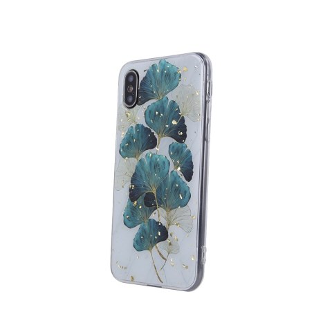 Nakładka Gold Glam do iPhone 15 Pro 6,1" listki Nakładka Gold Glam do iPhone 15 Pro 6,1" listki