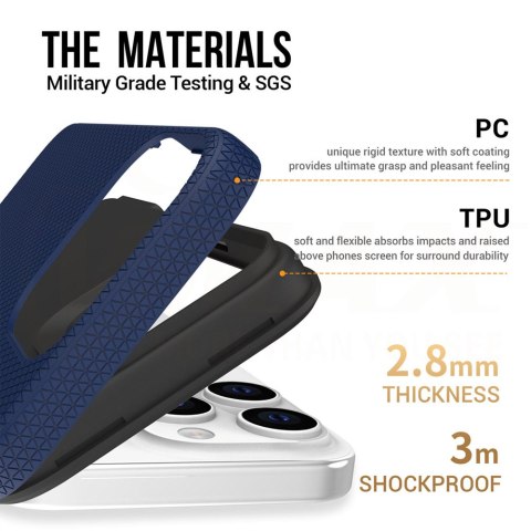 Vmax nakładka Triangle Case do iPhone 15 Pro 6,1" granatowa Vmax nakładka Triangle Case do iPhone 15 Pro 6,1" granatowa
