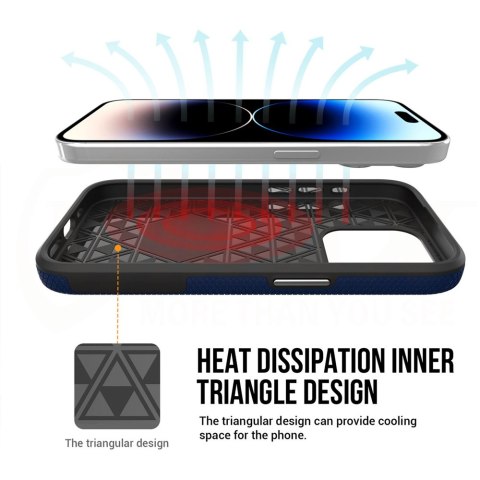 Vmax nakładka Triangle Case do iPhone 15 Pro 6,1" granatowa Vmax nakładka Triangle Case do iPhone 15 Pro 6,1" granatowa