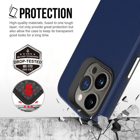 Vmax nakładka Triangle Case do iPhone 15 Pro 6,1" granatowa Vmax nakładka Triangle Case do iPhone 15 Pro 6,1" granatowa