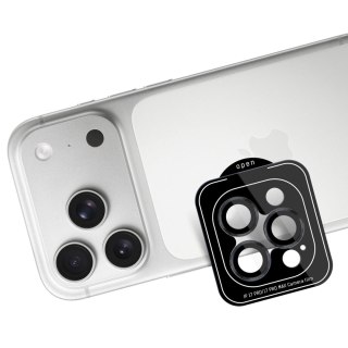 Szkło na obiektyw aparatu 3mk Lens Protection Pro do Apple iPhone 17 Pro /17 Pro Max - czarne